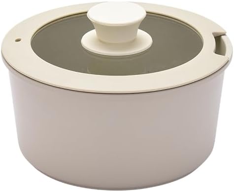 Generic Stackable Non-Stick Ceramic Cookware Set Maifanshi 3-Piece Detachable Handle Stainless Steel (Milk pot 18cm (with lid)) large swo01