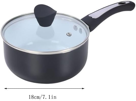 Easy to clean Aluminum Alloy Three Piece Cookware Set Non Stick Saucepan Frying Pan Gift Kitchen