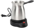Electric Turkish Coffee Maker 600ml Stainless Steel Arabic Greek Turkish Coffee Pot Tea Maker Kettle Coffee Machine for Home Travel