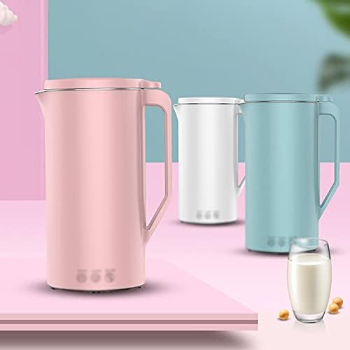 Soymilk Machine Mini Soy Milk Maker SOYA-Bean Milk Electric Juicer Blender Rice Paste Maker Filter-Free(Black)