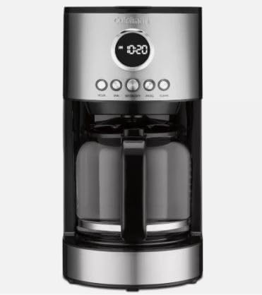 Cuisinart DCC-1220WMFR 12 Cup Coffee Maker Steel (Renewed) Silver