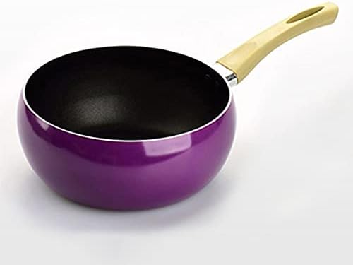 20cm Creative Eggplant Style Kitchen Smoke-Free and Non-Stick Pot Set Soup Pot Milk Pot Frying Pan and Frying Pan Cookware Set