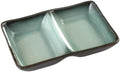 Ebros Gift Blue Sky Stars Artistic Seikai Porcelain Collection Dinnerware Serveware Kitchenware Set Asian Japanese Dining Restaurant Supply (Pack Of 6 Dual Compartment Rectangle Sauce Dishes)