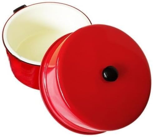 Premium Thermal Rice Cooker 1.5 Kg Capacity – Red Aluminum Insulated Casserole with Stainless Steel Inner Pot 8–12 Hr Heat Retention Multi-Purpose Hot Pot for Rice Soups &amp Meals