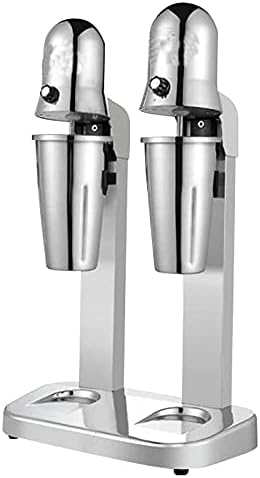 Double Head Milkshake Mixer Stainless Steel 2 Gears Speeds Smoothie Blender for Milk Tea Coffee Shops