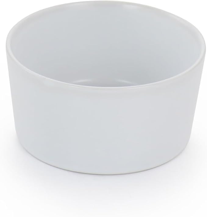 Luxmatte 20-Piece Stoneware Dinnerware Set – Modern Matte Finish Dish Set for 4 Microwave &amp Dishwasher Safe – Includes Dinner Plates Salad Plates Bowls and Mugs in Four Colors (White)