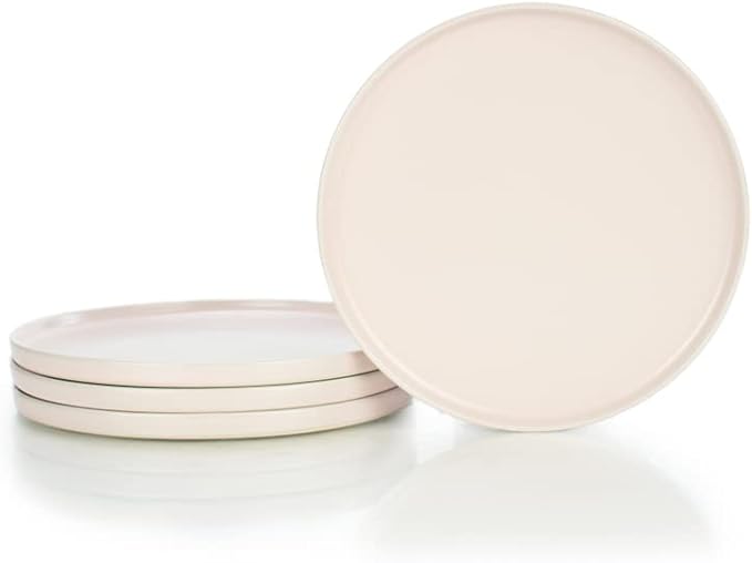 Everything Kitchens Modern Flat Dinnerware Collection (Harper 16 Piece Dinnerware Set)