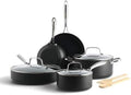 For 10-Piece Hard Anodized Aluminum Cookware Set