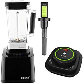 Greenis FGR-8800 Commercial VACUUM Blender with Brushless DC Motor &amp Thermometer Tamper