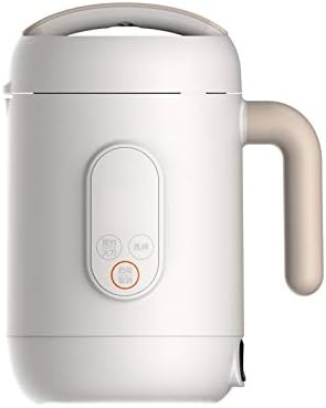 Soymilk Maker Household Mini Cooker Multi Functions Food Blender Convenient Hot Pot Food Mixer(Gray)