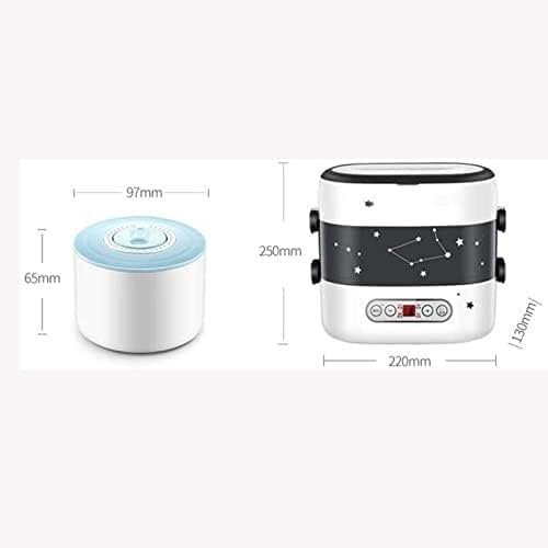 Rice Cooker Smart Electric Lunch Box Small Rice Cooker Double Layer Automatic Heating Ceramic Liner Smart Touch Appointment Timing