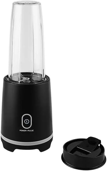 SEDLAV Compact Black Blender with Travel Lid - 16 oz Single-Serve Blender Innovation for On-the-Go
