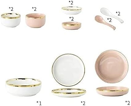 Dinnerware Set China Dinner Set Ceramics Phnom Penh Plates And Bowls Sets For Restaurant And Wedding Gifts European Style Purple 4 People BGreen4 People