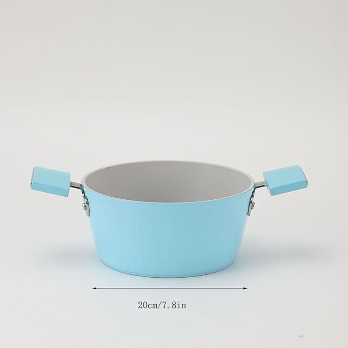 Easy to clean Aluminum Alloy 4 Piece Cookware Set with Glass Lid Non Stick Household Wok Kitchen