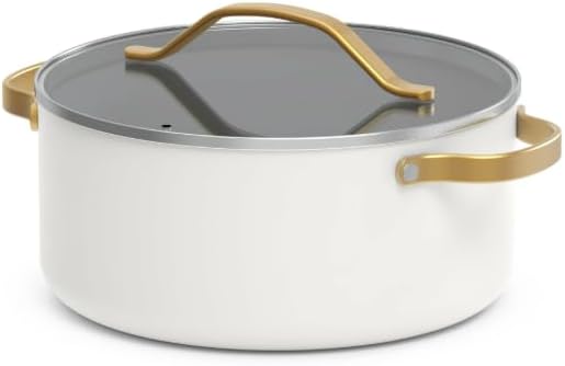 Beauti-ful 21-Piece Ceramic Nonstick Cookware Set with Pots and Pans Bakeware and Kitchen Tools (White Icing)
