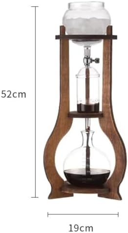 Cold Brew Drip TowerDrip Tower Coffee Maker800ml Ice Coffee Cold Brew Makerw/Adjustable Dripperfor Coffee Lover
