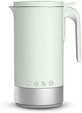 Soymilk Machine Boiled Water Automatic Mini Electric Heating Soya-Bean Milk Juicer Stir Rice Paste Maker Filter-free 350ml(Gray)