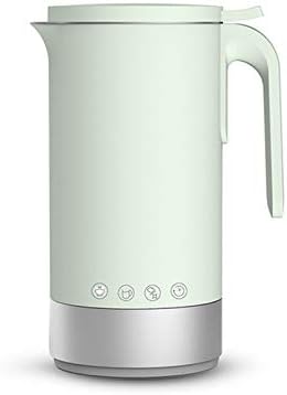 Soymilk Machine Boiled Water Automatic Mini Electric Heating Soya-Bean Milk Juicer Stir Rice Paste Maker Filter-free 350ml(Gray)