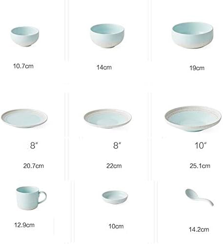Ceramics Dinner Set Kitchen And Dining Service Luxurious Dinnerware Full Service Set Plates Dishes Bowls Gift Idea For Any Occasion Creativity Villa Table Decor