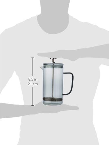 La Cafetière Core Cafetiere/French Press Coffee Maker Borosilicate Glass Smoky Grey 8 Cup