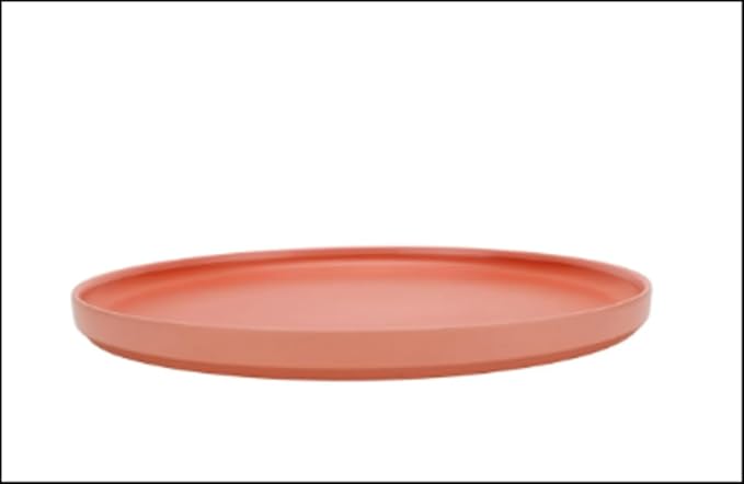 Bamboo Melamine Dinnerware Set 12-Piece – Orange &amp Green
