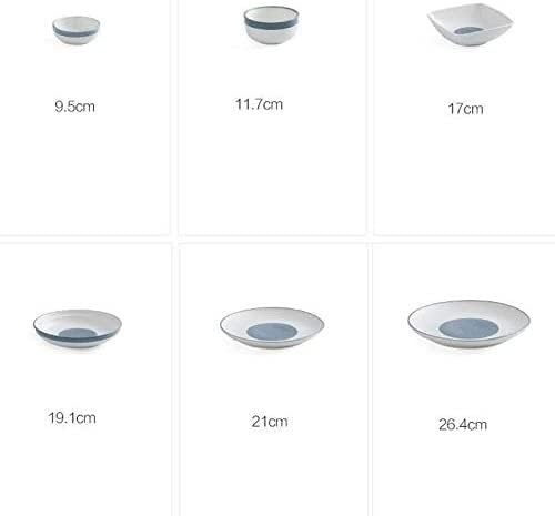 Dinnerware Set Family Dinner Service SetCeramics Dinner SetKitchen and DiningLuxurious Reactive Glaze Dinnerware Set Dinner Salad Dessert Plate