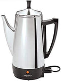 Presto 02811 12-Cup Stainless Steel Coffee Maker with 1 Year Extended Warranty