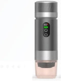 Portable Coffee Maker KF-JN-03 with Digital Display &amp 20 BAR Pressure – Hot &amp Cold Brew Compatible with Coffee Grounds and Capsules Compact Single-Serve Design with Transparent Cup &amp 60m