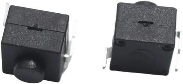 4PCS 8X8x8.4mm 2P Push Button Switch 8 * 8MM 2Pin Tactile Power Switch Self-Locking Latching Rice Cooker Kettle Switch(2)