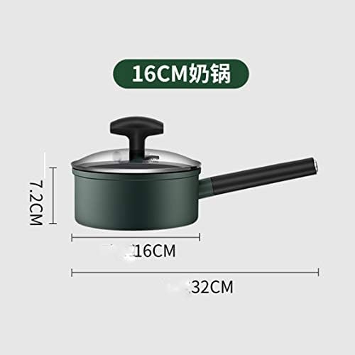 Kitchen Stainless Cookware Set 3 Piece Nonstick Stainless Steel Pan and Pots Set Thicken The Bottom of The Pot Thicken and