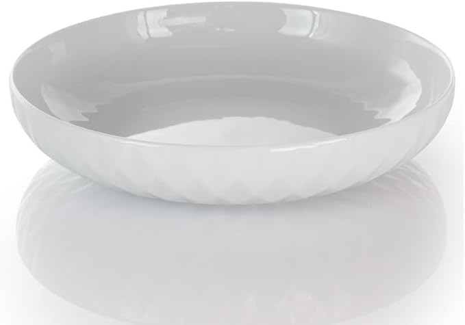 18 Piece Porcelain Dinnerware Set Plate Bowl Water Cup Dish Household Round