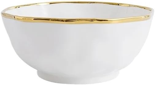 Ceramic Dinnerware Sets Bowl Plates Noodle Bowl Steak Plate Household Ceramic Tableware Combination(20cm bowl)