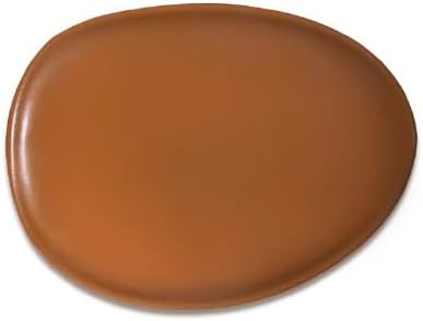 Artesa Organica La Paz Cuero Ceramic Dinnerware Set 5-Piece Terracotta Brown Handmade &amp Hand-Painted 5-Piece with Plates Bowl and Mug Microwave Safe Round