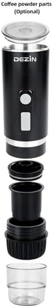 DEZIN Electric Coffee Maker Stainless Steel Black