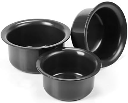 Sumeet Aluminium Tope Set 0.5 0.9 1.4 Liters 3 Piece (Black)