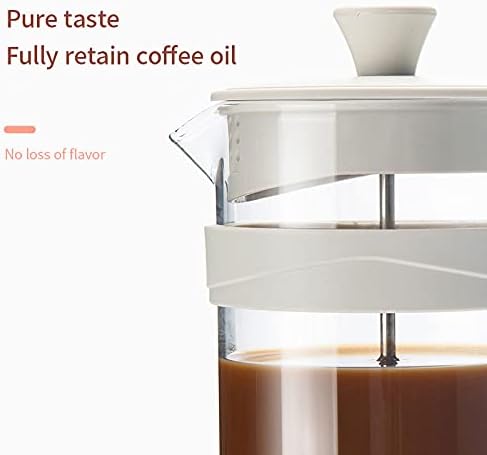 Press Coffee Maker Coffee Press CaffettiereCoffee MakerCoffee Kettle Coffee Kettle with Handle Manual French Presses Pot Coffee Maker Hand Filter Pot Glass Coffee Maker Coffee Machine Percolator (