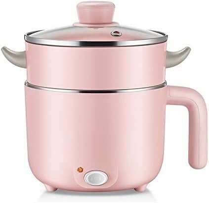 Rice Cooker Mini Portable Electric Multi Rice Cooker 1.2L Electric Meals Heating Pot Mini Hot Pot with Stainless Steel Inner
