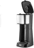 Coffee Machine Coffee Machine Compact Coffee MachineCoffee Machine and Other Automatic Drinks-Black650 WBoil-Dry Protection Anti-Drip FunctionAutomatic Turn-Off Feature