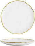 Ceramic Dinnerware Sets Bowl Plates Noodle Bowl Steak Plate Household Ceramic Tableware Combination(21cm plate)