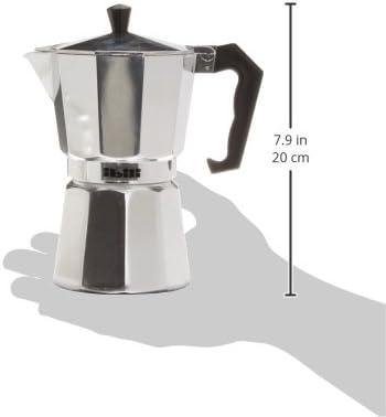 IBILI 610906 Bahia Espresso/Coffee Maker Aluminium Silver/Black