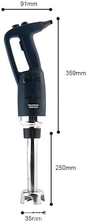 500W Powerful Hand Blender Adjustable Speed 4000-16000RPM 304 Food-Grade Stainless Steel Anti-Splash Design Ideal for Soup Vegetables and Food Preparation