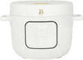 Beautiful 14-Cup Electric Rice and Grain Cooker Ceramic Nonstick Coating White Icing