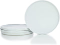 Everything Kitchens Modern Flat 8 Lunch Plates (Set of 4) | Stone Gray