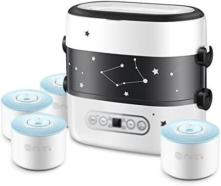 Rice Cooker Smart Electric Lunch Box Small Rice Cooker Double Layer Automatic Heating Ceramic Liner Smart Touch Appointment Timing