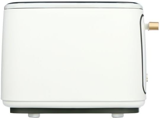 New beautifull 2-Sliice Digital Toaster with Touch-Activated Display Adjustable Browning Control Auto Shut-Off by D'rew Barry'more (White Icing)