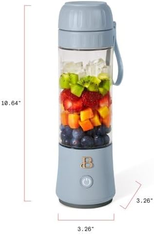 B.eautiful Portable to-Go Blender 2.0 70 W 16 oz Cornflower Blue (19408)