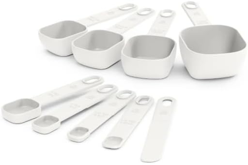 Beauti-ful 21-Piece Ceramic Nonstick Cookware Set with Pots and Pans Bakeware and Kitchen Tools (White Icing)