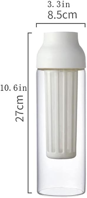 Beverage Equipment Modern Cold Brew Coffee Maker Coffee Maker with 360° Rotating Cover Large-Capacity Easy to Pour ＆ Clean Siphon Coffee Maker Siphon Coffee Maker