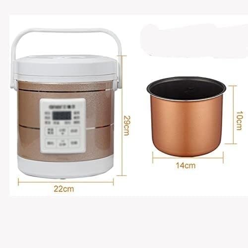 Rice Cooker Mini Rice Cooker Car Truck Soup Porridge Cooking Machine Food Steamer Electric Heating Lunch Box Meal Heater Warmer