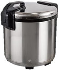 Winco Stainless Steel Electric Rice Warmer 100 Cup Cooked Rice Capacity